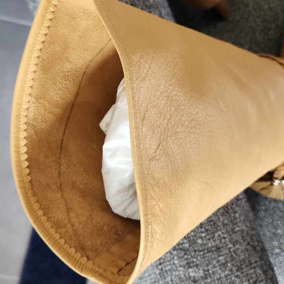 Versace Calfskin High Boots with Braided Ankle Ties 35 - Picture 13 of 16